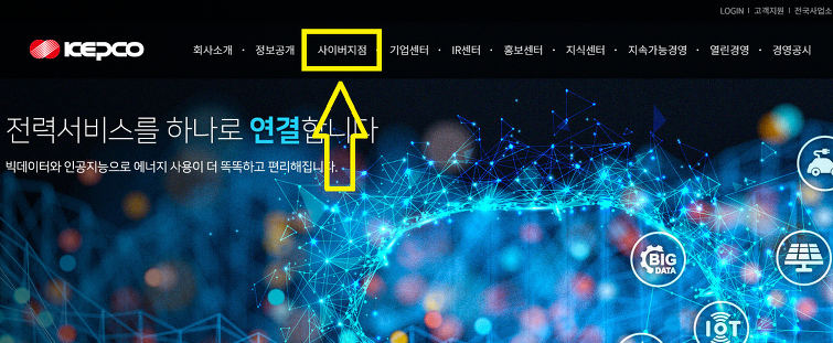 한국전력공사 홈페이지