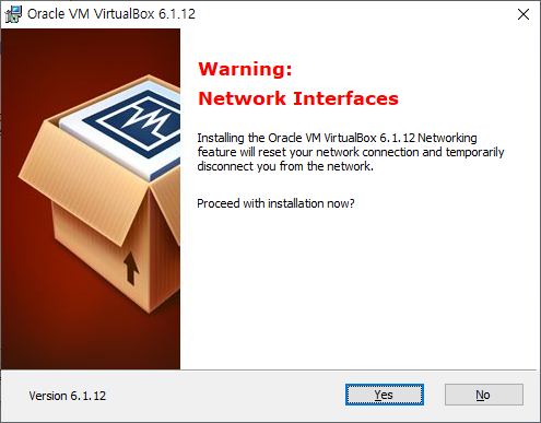 VirtualBox warning